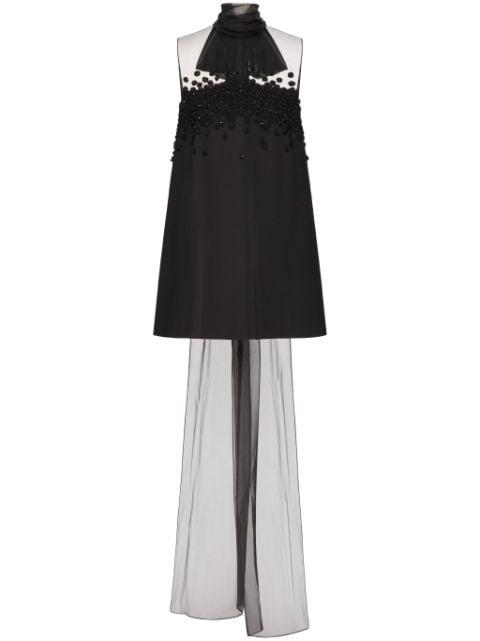 embroidered mini dress by VALENTINO