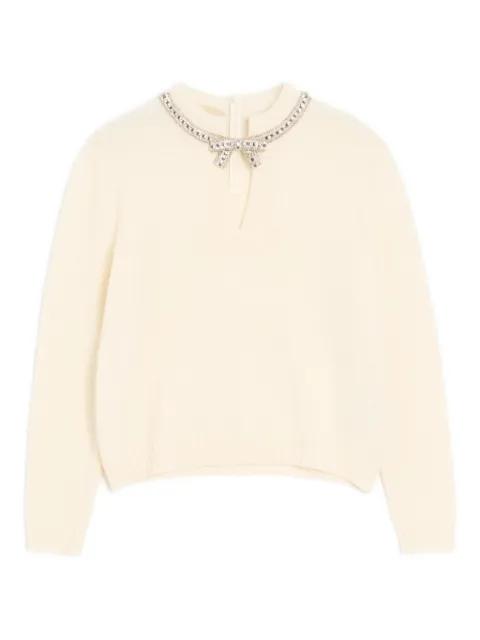 embroidered wool jumper by VALENTINO