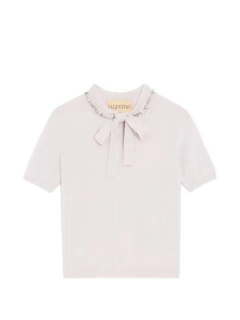 embroidered wool jumper by VALENTINO