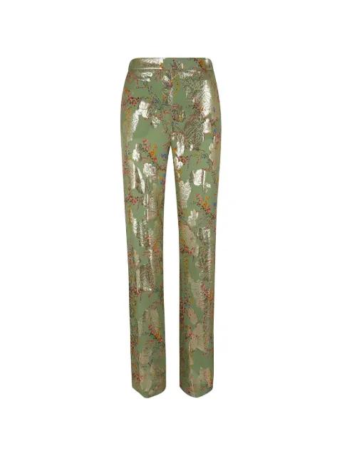 floral-brocade trousers by VALENTINO