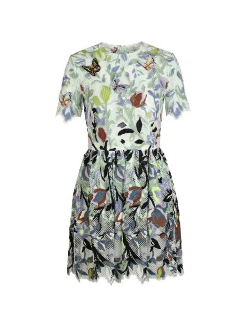 floral butterfly mini dress by VALENTINO
