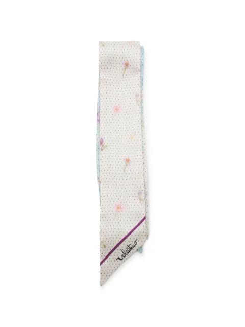 floral polka-dot scarf by VALENTINO