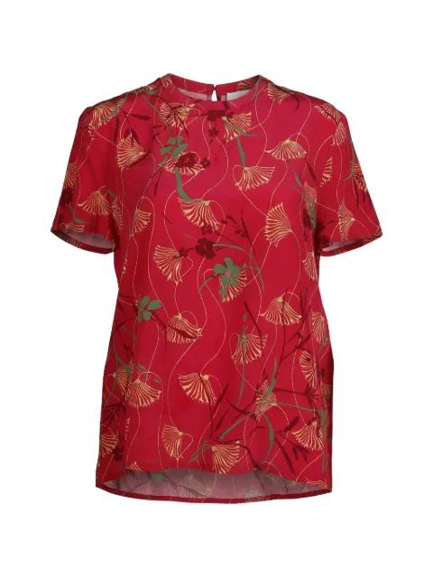 floral-print T-shirt by VALENTINO