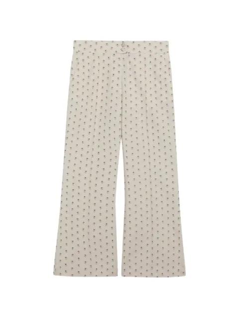 floral-print trousers by VALENTINO