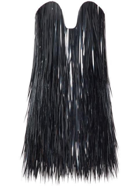 fringe-detailing mini dress by VALENTINO