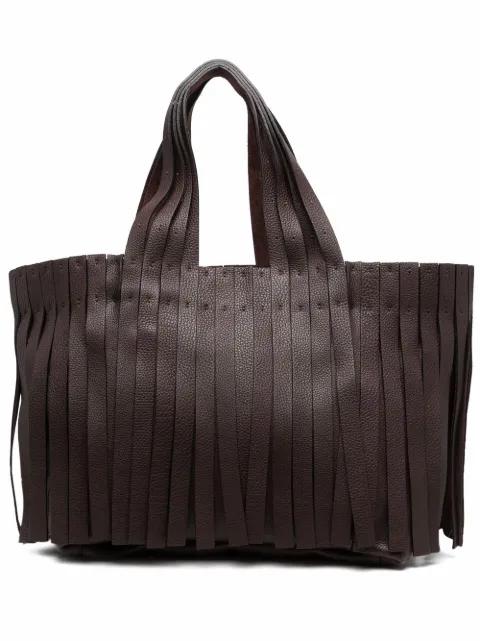 fringed tote bag by VALENTINO