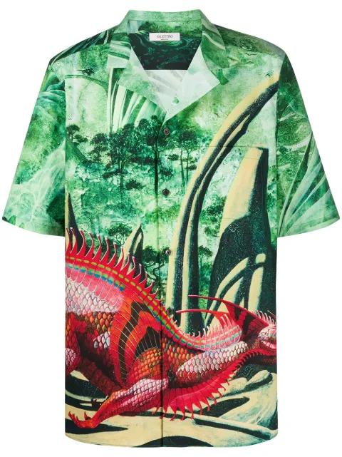 graphic print shirt by VALENTINO