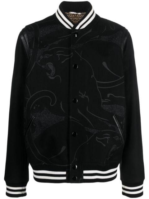 graphic-print wool bomber jacket by VALENTINO