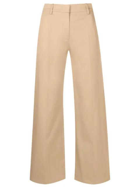 high-rise wide-leg trousers by VALENTINO