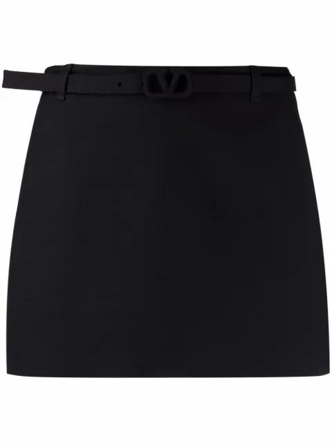 high-waisted belted skirt by VALENTINO
