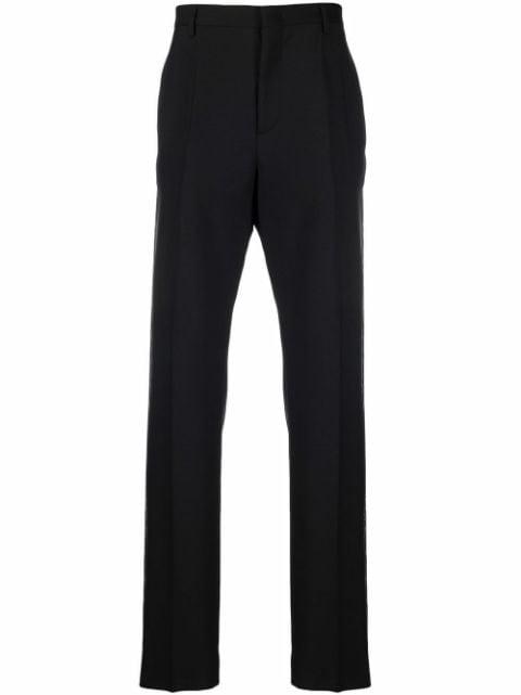high-waisted straight-leg trousers by VALENTINO