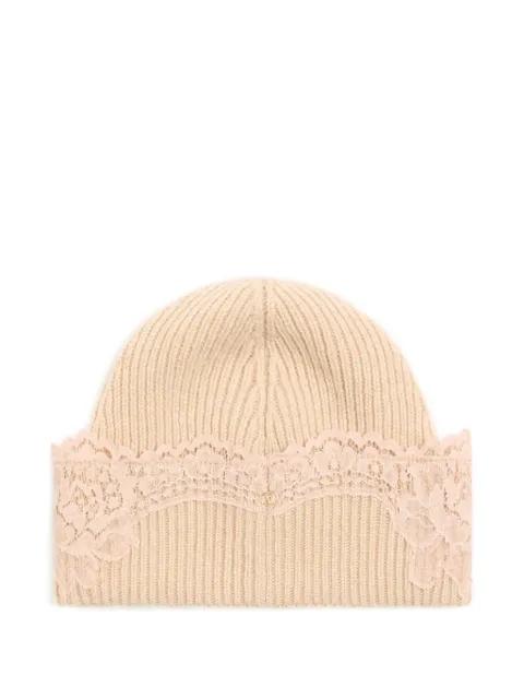 lace beanie by VALENTINO