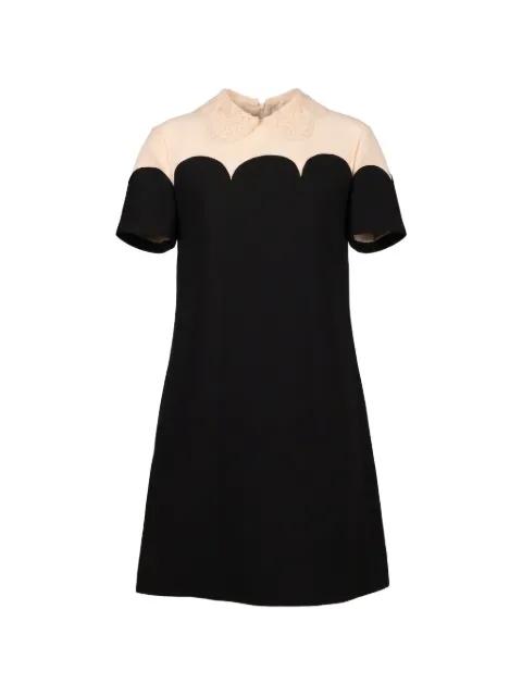 lace-collar mini dress by VALENTINO