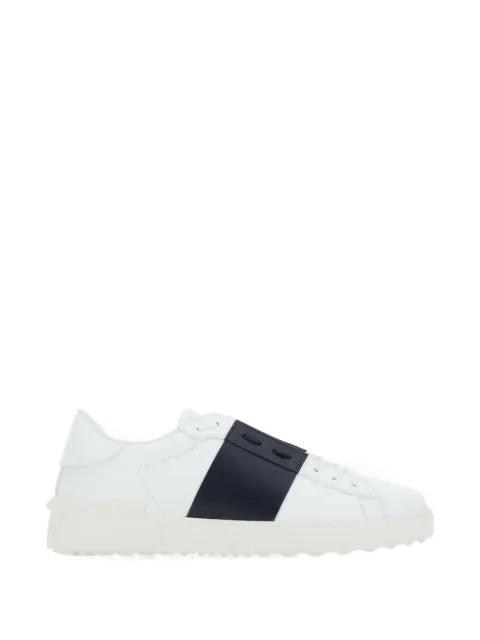 leather band open sneakers by VALENTINO