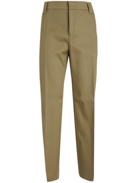 logo-appliqué tailored trousers by VALENTINO