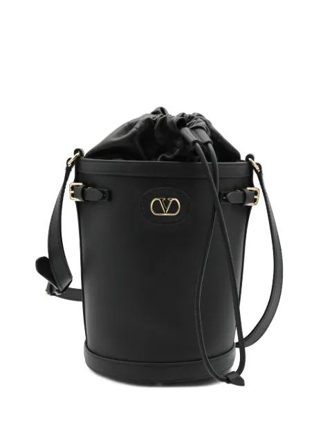 logo-buckle bucket bag by VALENTINO