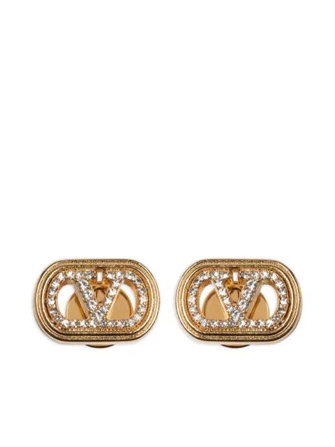 logo earrings by VALENTINO