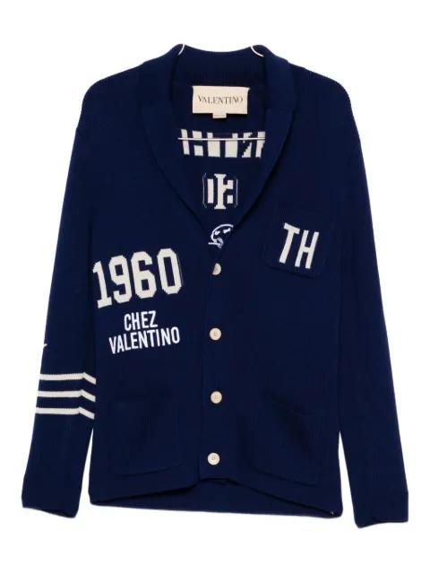 logo-embellishment cardigan by VALENTINO