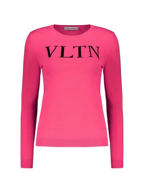 logo-intarsia sweater by VALENTINO