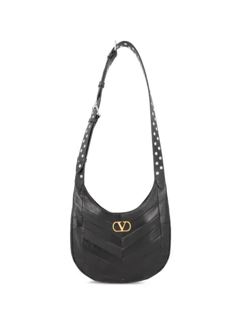 logo leather shoulder bag by VALENTINO