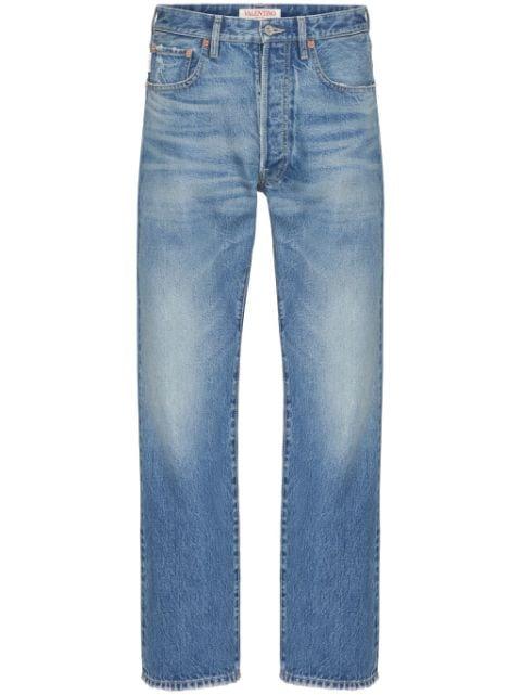 logo-patch jeans by VALENTINO
