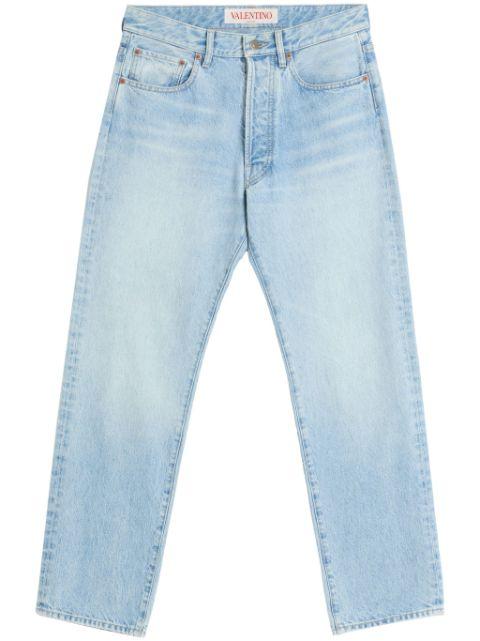 logo-patch jeans by VALENTINO