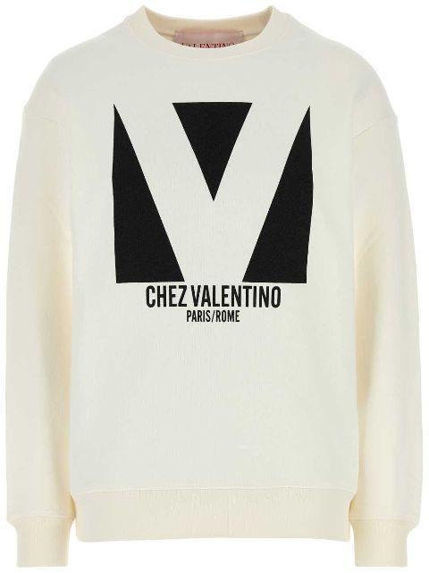 logo-print sweatshirt by VALENTINO