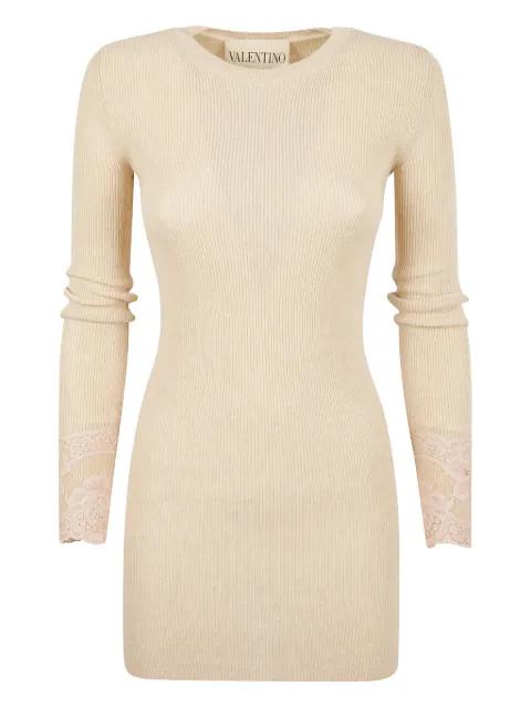 long-sleeve mini dress by VALENTINO