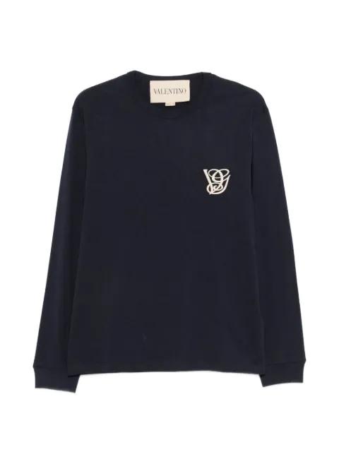 long-sleeved graphic T-shirt by VALENTINO