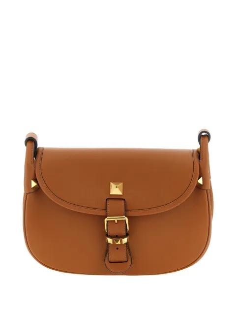 medium Flaneuse stud-appliqué leather cross-body bag by VALENTINO