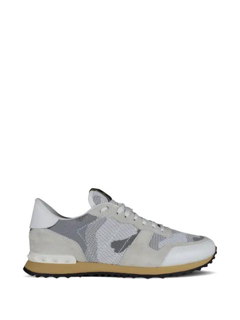 mesh fabric camouflage Rockrunner sneakers by VALENTINO