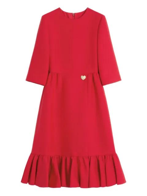 midi crepe dress by VALENTINO