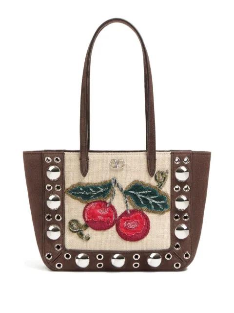 mini Nellcote embroidered tote bag by VALENTINO