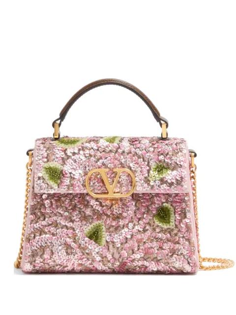 mini VSling embroidered handbag by VALENTINO