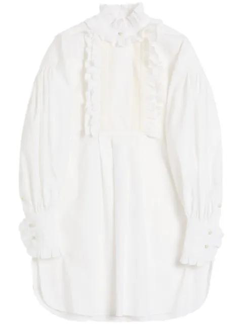 mini ruffle-detail  dress by VALENTINO