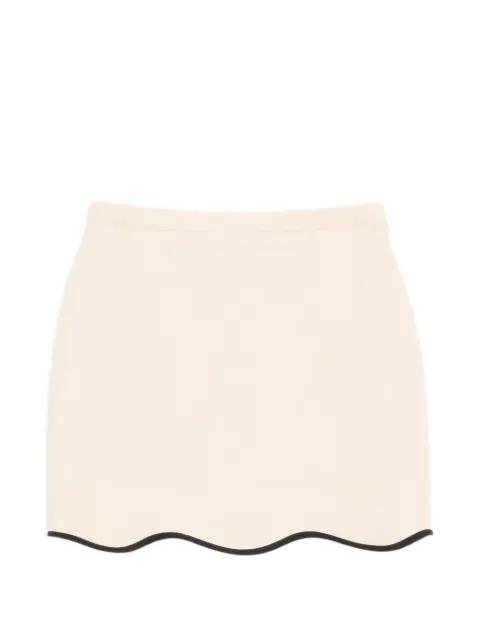 mini skirt in Crepe Couture by VALENTINO