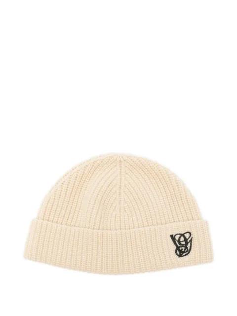 monogram beanie hat by VALENTINO