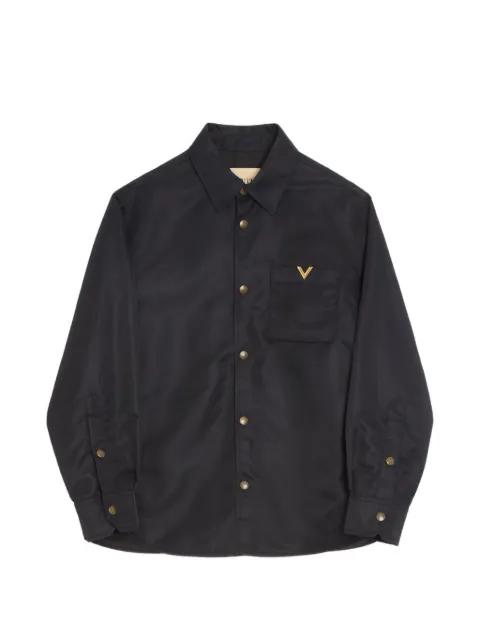 nylon shirt jacket with VGold by VALENTINO