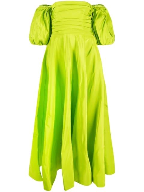 off-shoulder floor-lentgh dress by VALENTINO