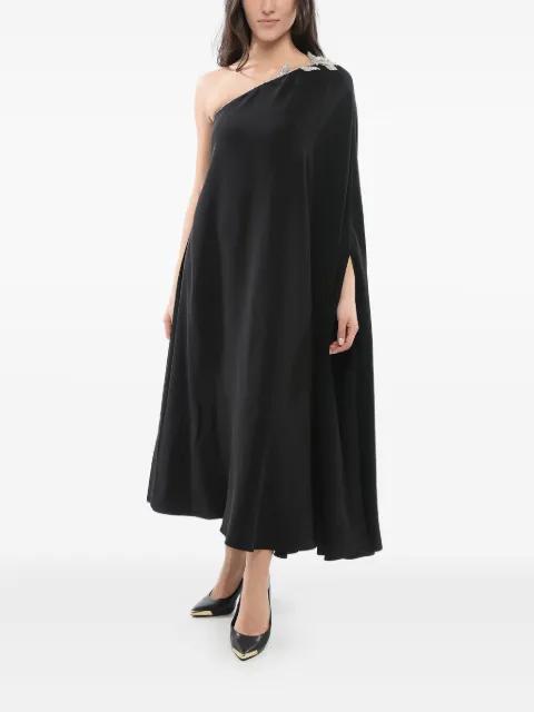 one-shoulder silk dress by VALENTINO