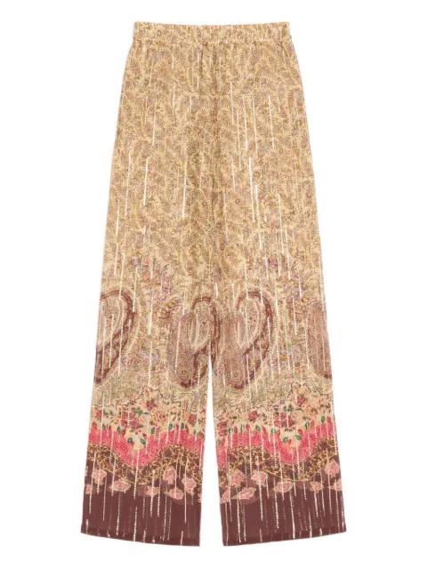 paisley-motif trousers by VALENTINO