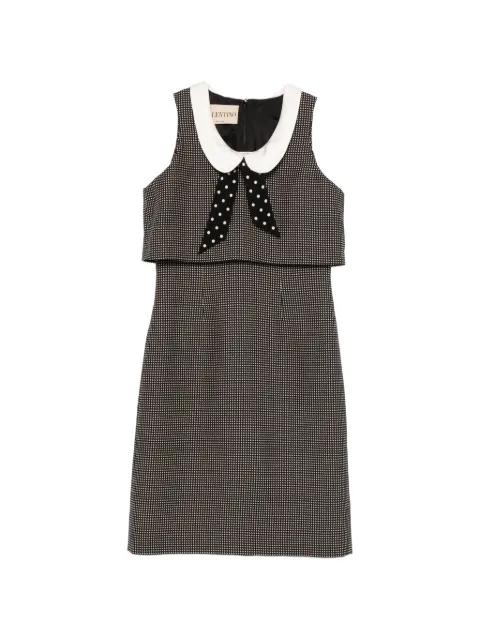 patterned collared dress by VALENTINO