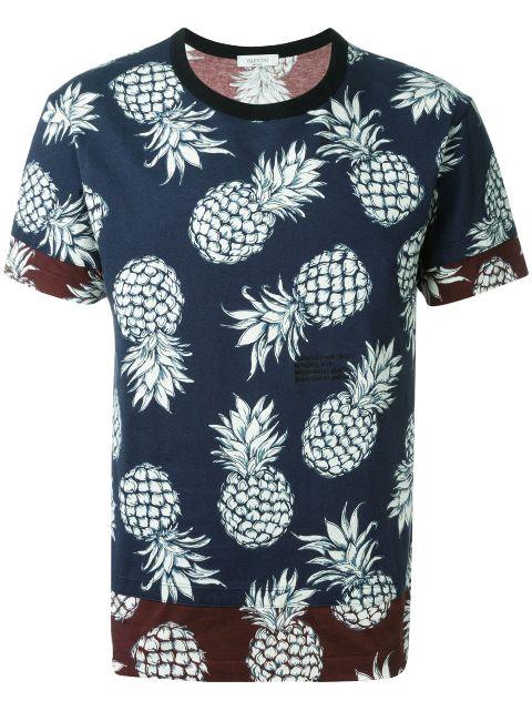 pineapple-print T-shirt by VALENTINO