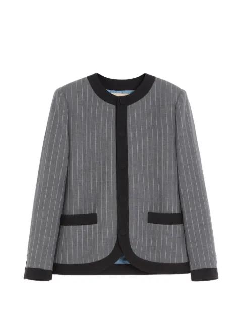pinstripe wool jacket by VALENTINO