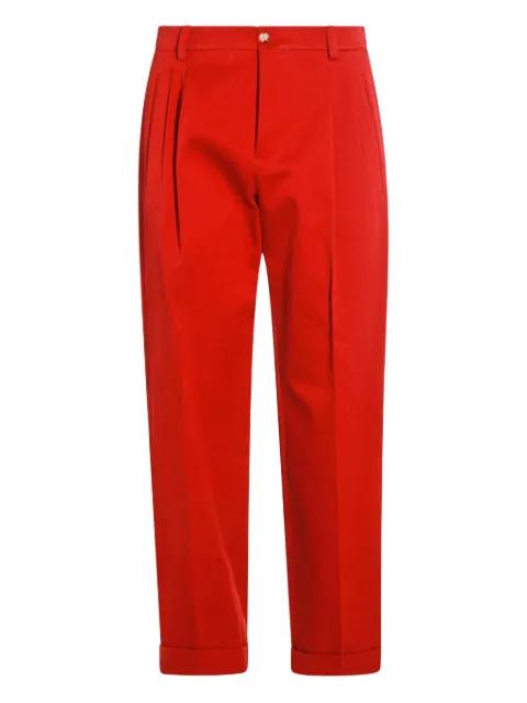 pleated-cuffed trousers by VALENTINO