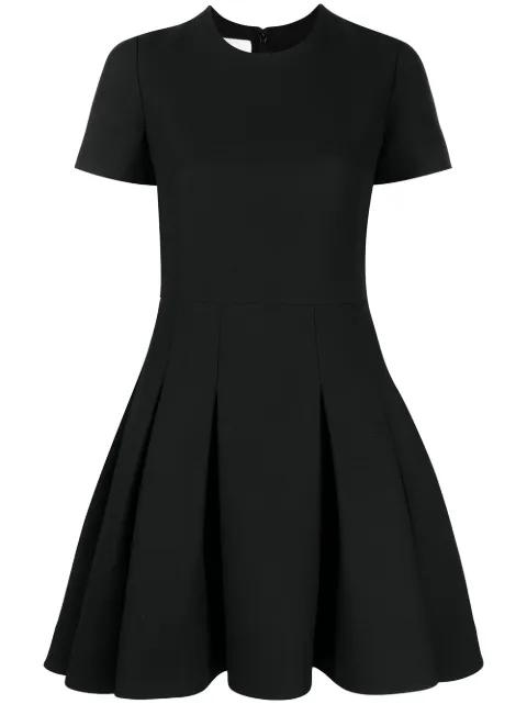 pleated flared mini dress by VALENTINO