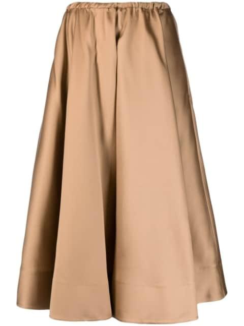 pleated mid-length skirt by VALENTINO