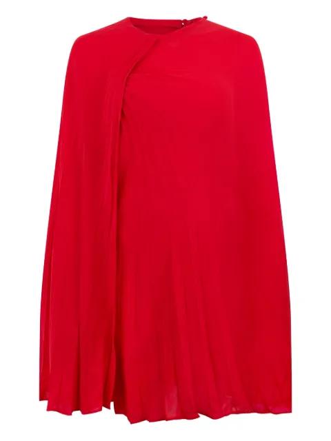 pleated silk dress by VALENTINO