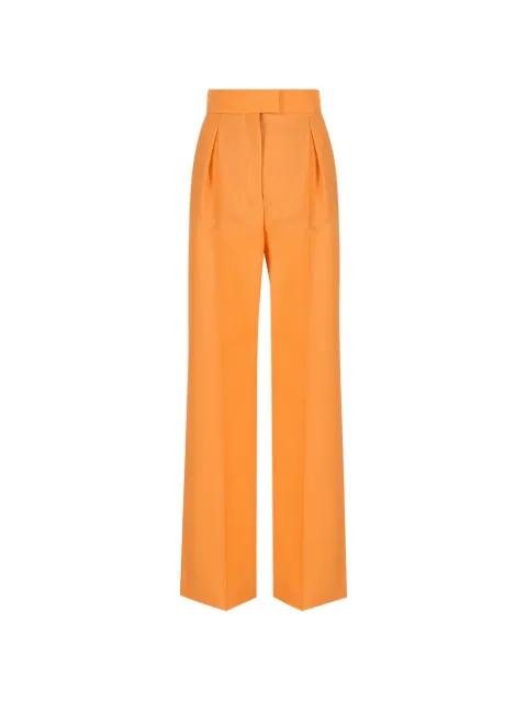 pleated straight-leg trousers by VALENTINO