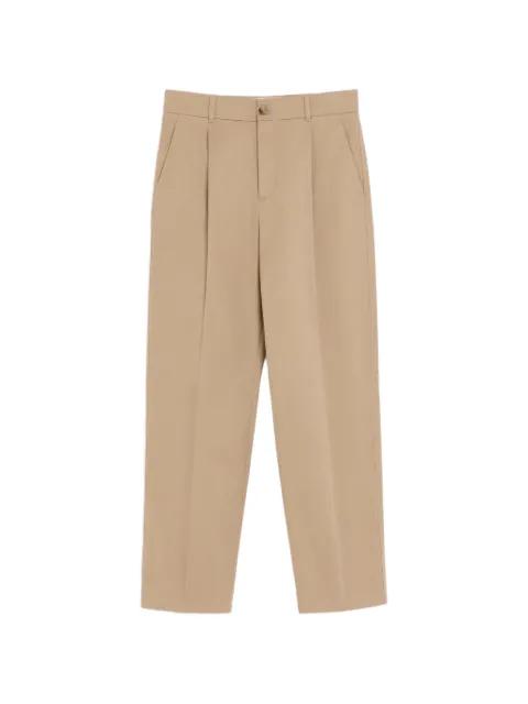 pleated straight-leg trousers by VALENTINO
